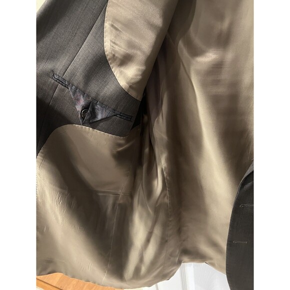 Lauren Ralph Lauren Jacket Mens 46R Brown Plaid Wool Blazer Sportcoat Preppy - Picture 9 of 12